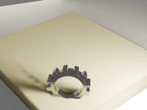 Memory Foam Animation 3D Model