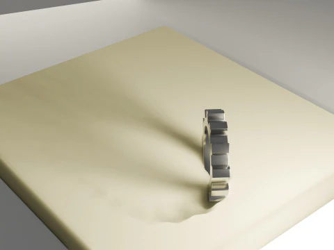 Memory Foam Animation 3D Model