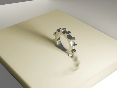 Memory Foam Animation 3D Model