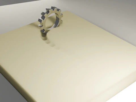 Memory Foam Animation 3D Model