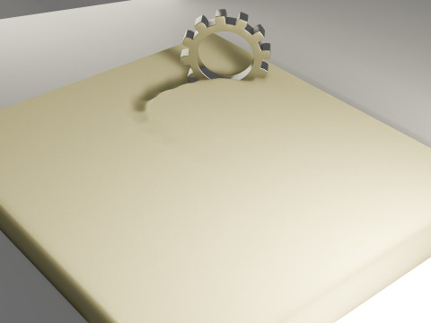 Animacja z pianki memory Model 3D