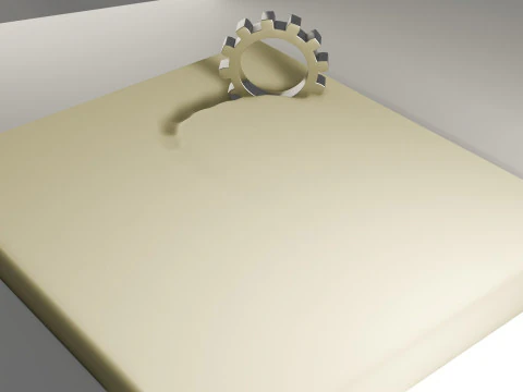 Memory Foam Animation 3D Model