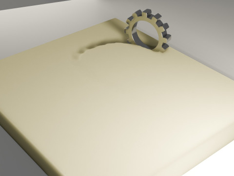 Animacja z pianki memory Model 3D