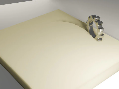 Memory Foam Animation 3D Model
