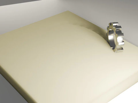 Memory Foam Animation 3D Model