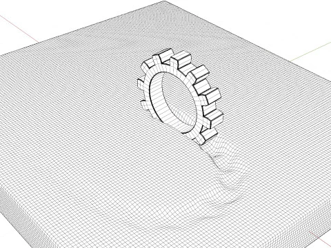 Memory Foam Animation 3D Model