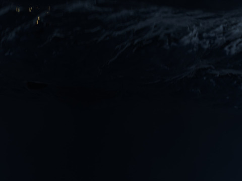 तूफानी महासागर एनिमेशन 3D मॉडल