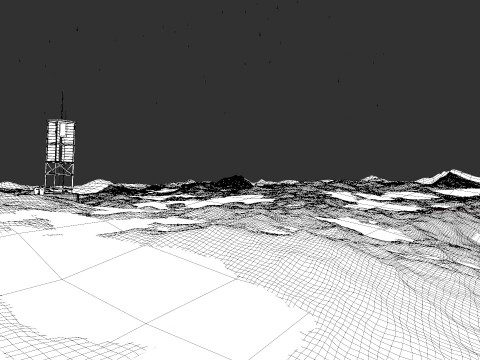 तूफानी महासागर एनिमेशन 3D मॉडल