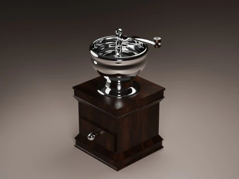 Moinho de caf&eacute; Modelo 3D
