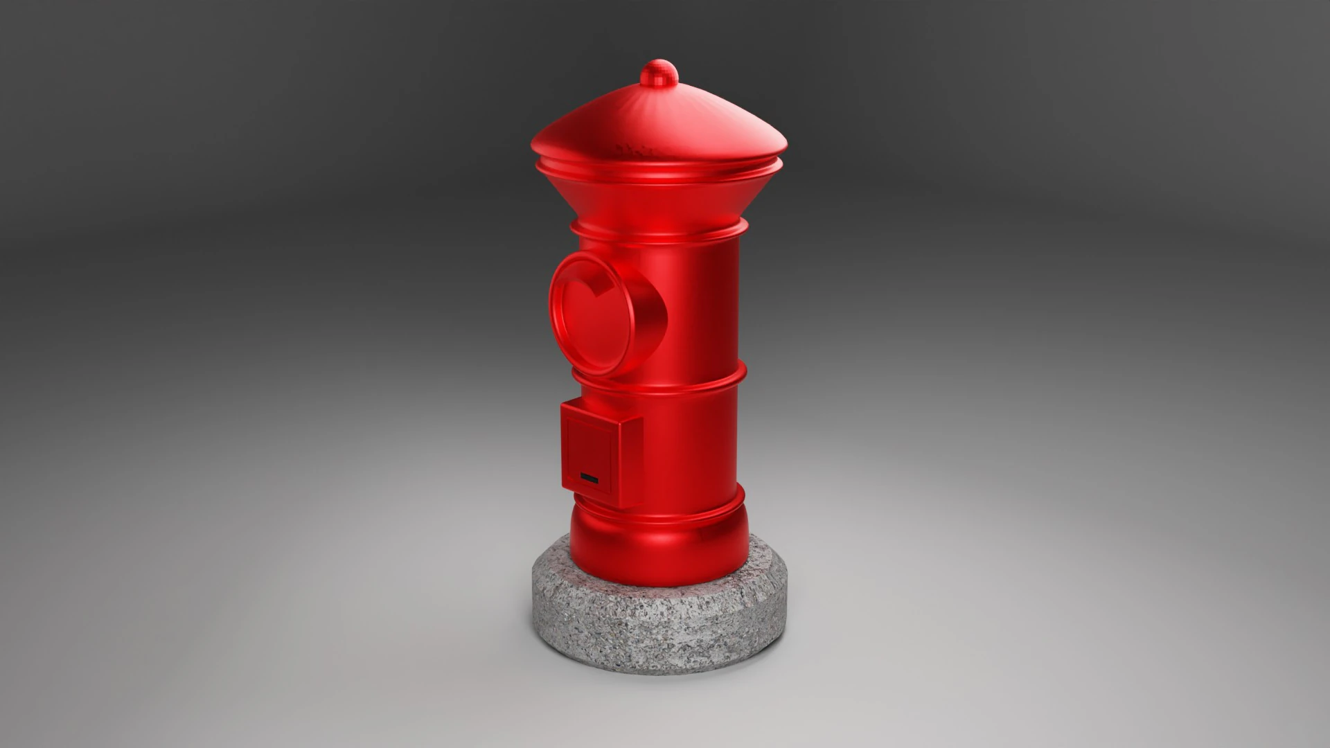 Apan Post Mailbox 3D Model .c4d .max .obj .3ds .fbx .stl .blend 