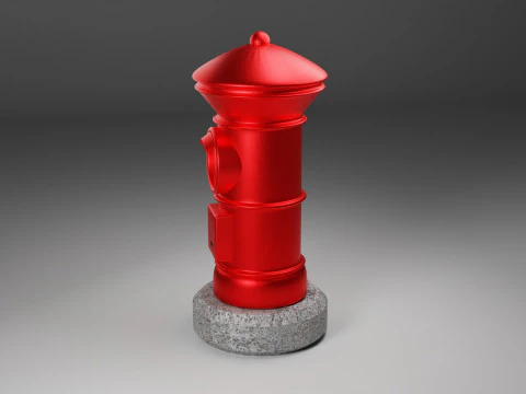 Apan Post Mailbox 3D Model
