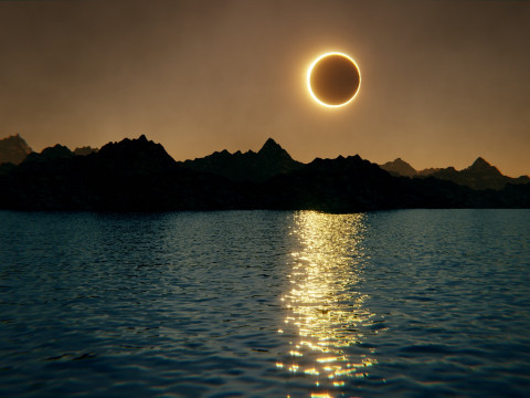 Eclipse Lake Environment 3D Model