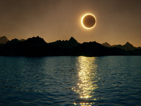 Eclipse Lake Environment 3D Model