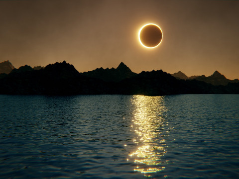 Eclipse Lake Environment 3D Model