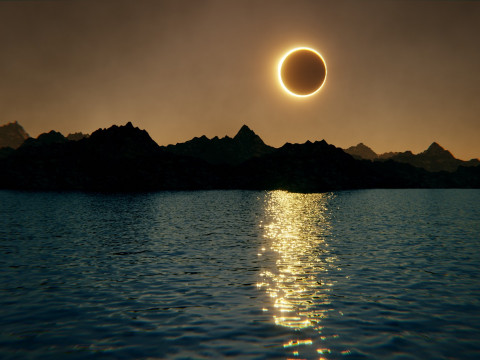 Eclipse Lake Environment 3D Model