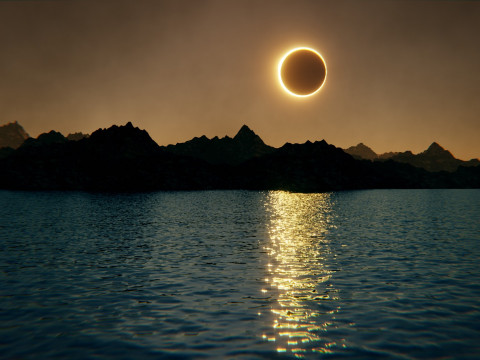 Eclipse Lake Environment 3D Model