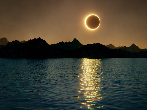 Eclipse Lake Environment 3D Model