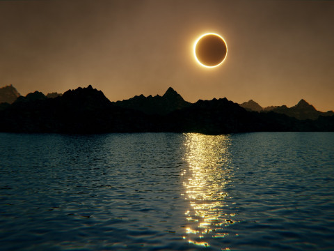 Eclipse Lake Environment 3D Model