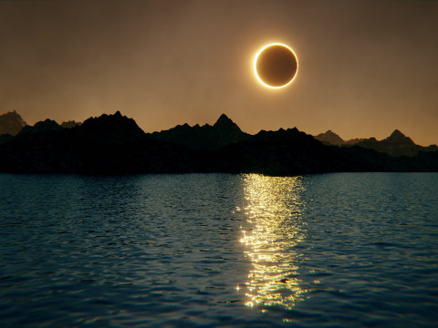 Eclipse Lake Environment 3D Model