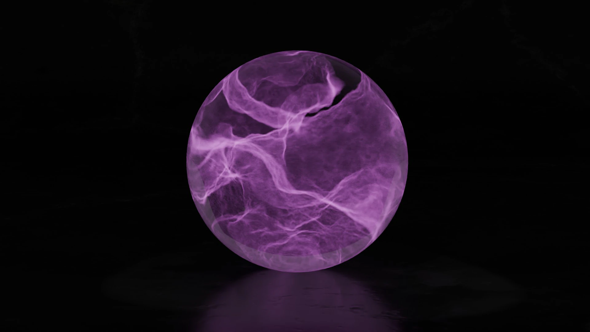 Animazione della sfera al plasma di vetro Modello 3D .c4d .max .obj .3ds .fbx .stl .blend