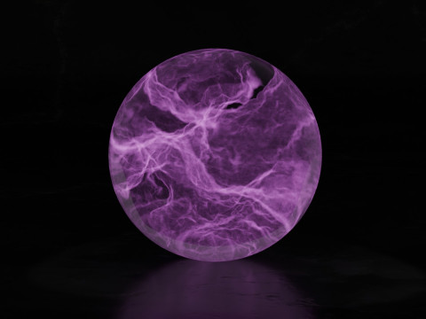 Cam Plazma K&uuml;resi Animasyonu 3D Model