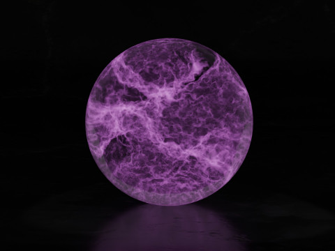 Cam Plazma K&uuml;resi Animasyonu 3D Model