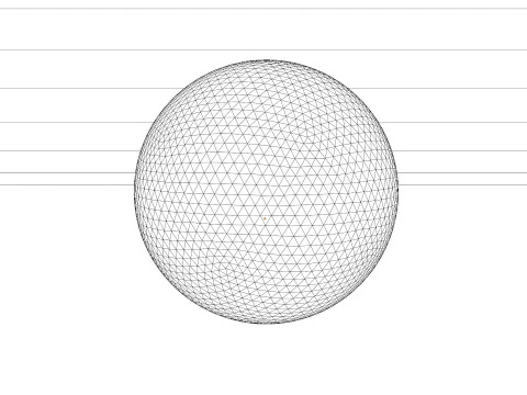 Animazione della sfera al plasma di vetro Modello 3D