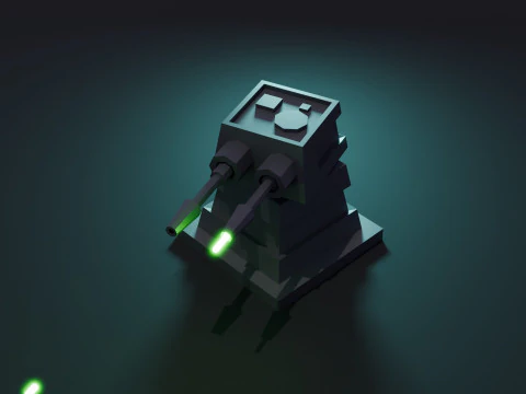 Anima&ccedil;&atilde;o de torre Modelo 3D