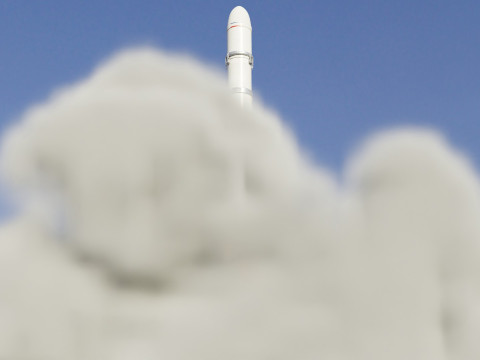 Rocket Launch Animation 3D Модель