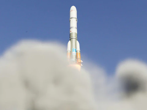 Rocket Launch Animation 3D Model