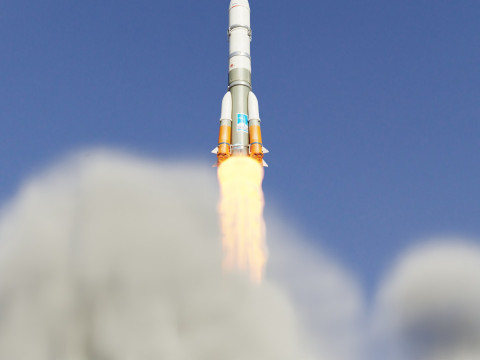 Rocket Launch Animation 3D Модель
