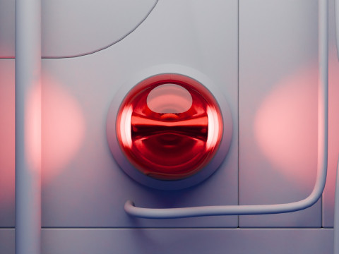 Animazione luminosa di avviso Modello 3D