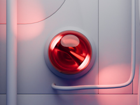 Anima&ccedil;&atilde;o de luz de alerta Modelo 3D