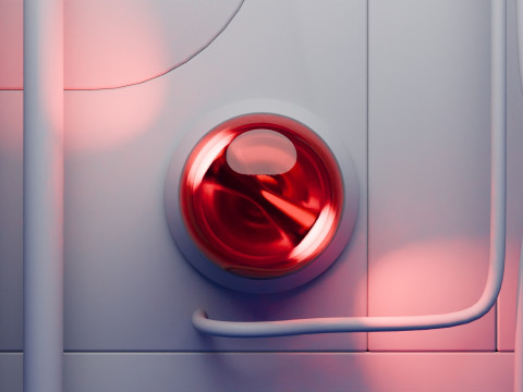 Anima&ccedil;&atilde;o de luz de alerta Modelo 3D