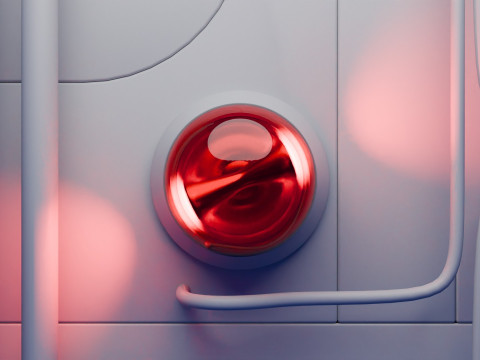 Anima&ccedil;&atilde;o de luz de alerta Modelo 3D