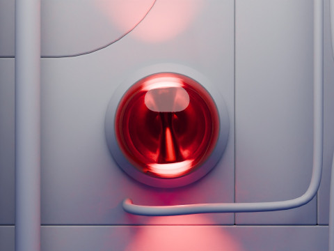 Anima&ccedil;&atilde;o de luz de alerta Modelo 3D