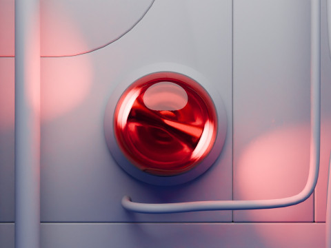 Anima&ccedil;&atilde;o de luz de alerta Modelo 3D