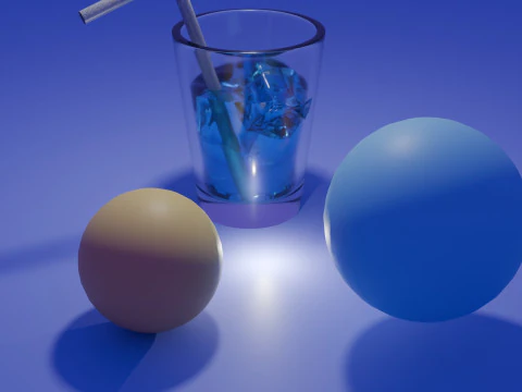 Glass With Ice 3D Model