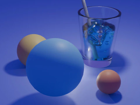 Glass With Ice 3D Model