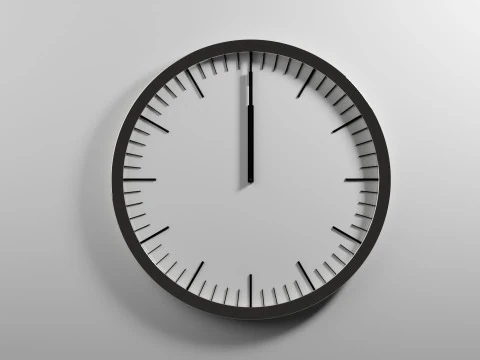 Animazione dell'orologio che ticchetta Modello 3D