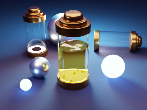 Анимация энергетической капсулы 3D Модель