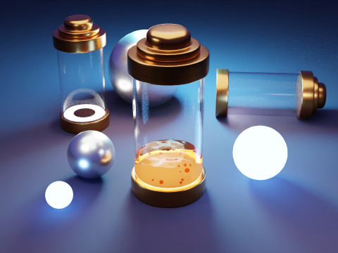 Анимация энергетической капсулы 3D Модель