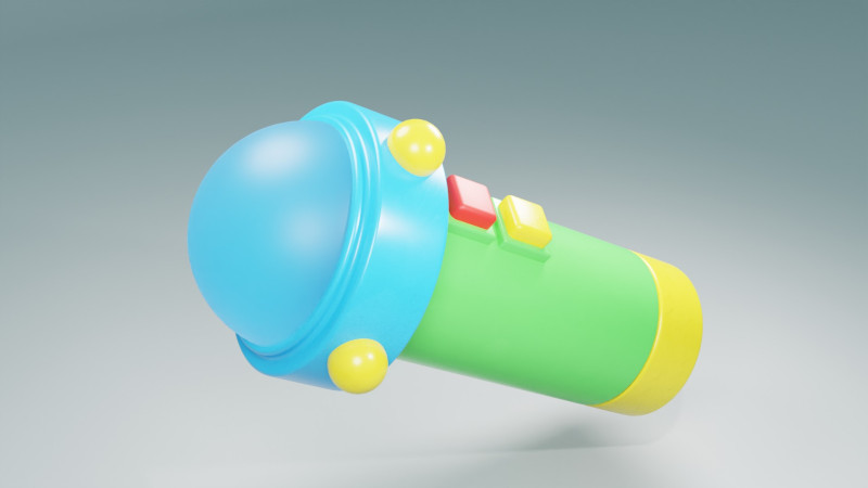 Doraemon Small Light 3D Model .c4d .max .obj .3ds .fbx .stl .blend 