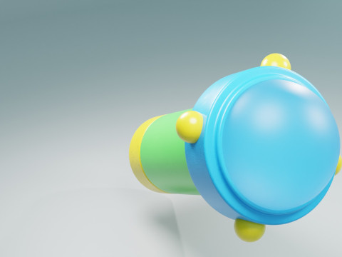 Doraemon Small Light 3D Model