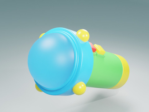 Doraemon Small Light 3D Model