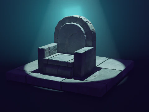 बर्बाद सम्राटों का सिंहासन 3D मॉडल