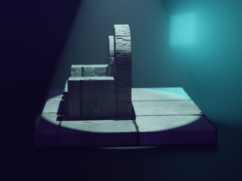 The Ruined Monarchs Throne 3D Model