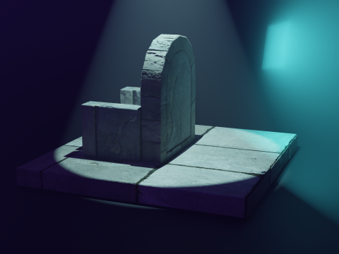 The Ruined Monarchs Throne 3D Model