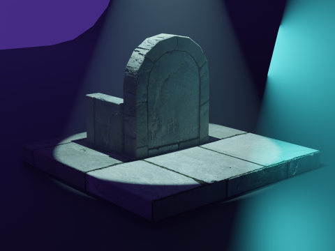 The Ruined Monarchs Throne 3D Model