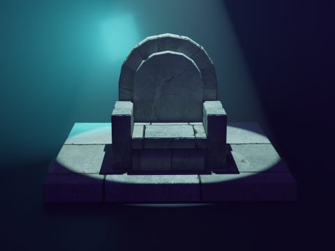 The Ruined Monarchs Throne 3D Model
